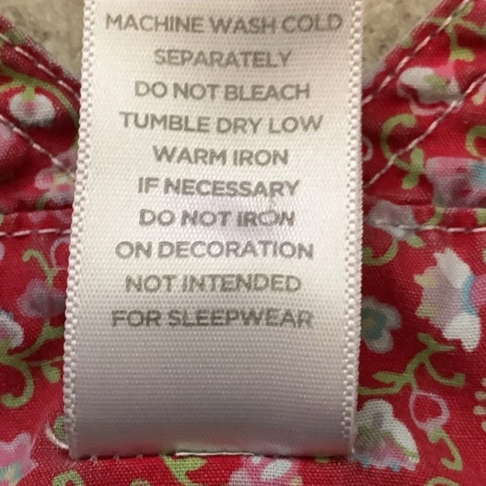 Gymboree Denim Floral Overall Jumper Dress 0-3 Months Pockets Cotton Red Blue